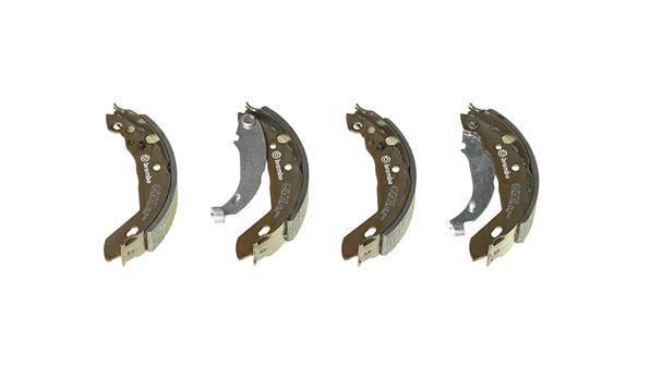 Jeu de 4 mâchoires de frein (Garniture de frein à tambour) BREMBO S 61 512