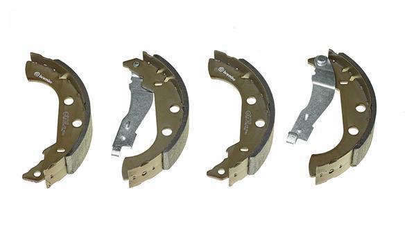 Jeu de 4 mâchoires de frein (Garniture de frein à tambour) BREMBO S 61 521
