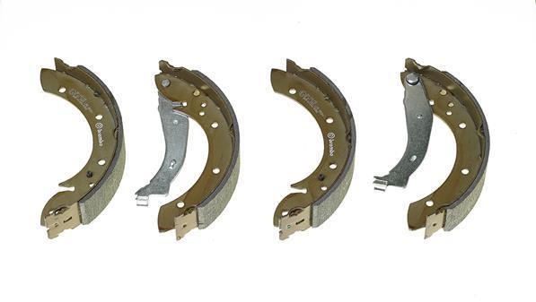 Jeu de 4 mâchoires de frein (Garniture de frein à tambour) BREMBO S 61 522