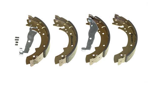 Jeu de 4 mâchoires de frein (Garniture de frein à tambour) BREMBO ref. S 68 511