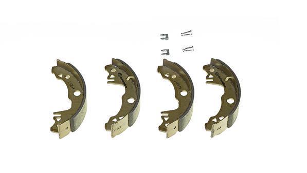 Jeu de 4 mâchoires de frein (Garniture de frein à tambour) BREMBO S 68 527