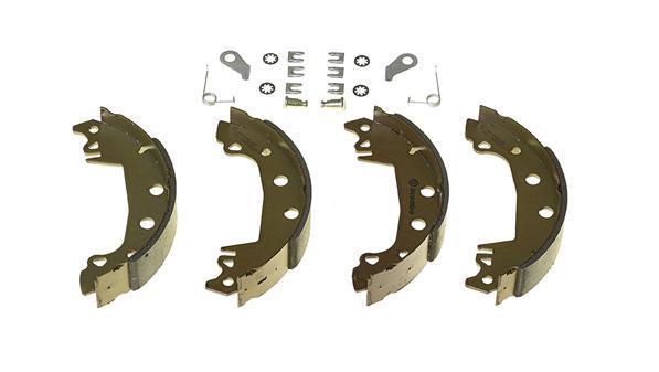 Jeu de 4 mâchoires de frein (Garniture de frein à tambour) BREMBO S 68 538