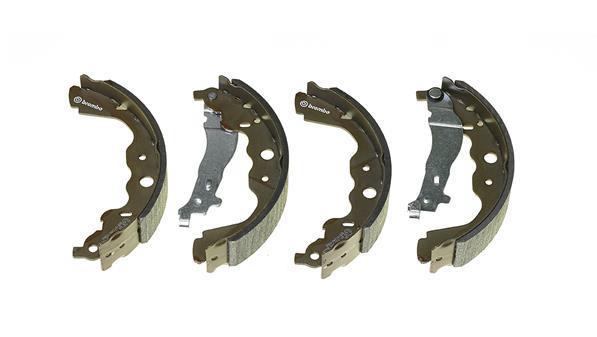 Jeu de 4 mâchoires de frein (Garniture de frein à tambour) BREMBO ref. S 68 546
