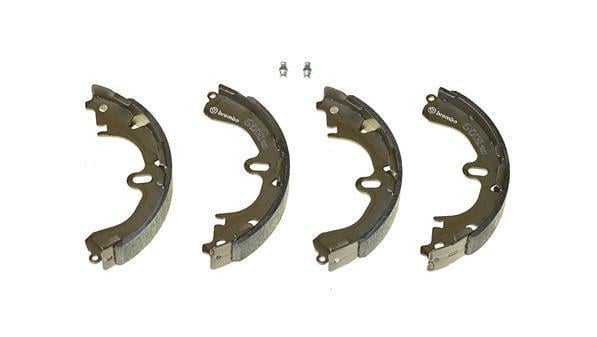 Jeu de 4 mâchoires de frein (Garniture de frein à tambour) BREMBO S 83 503