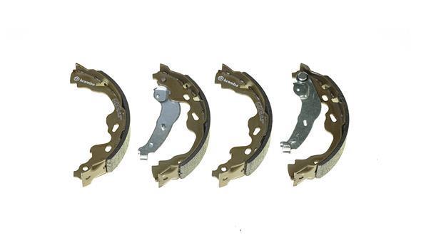 Jeu de 4 mâchoires de frein (Garniture de frein à tambour) BREMBO ref. S 83 509