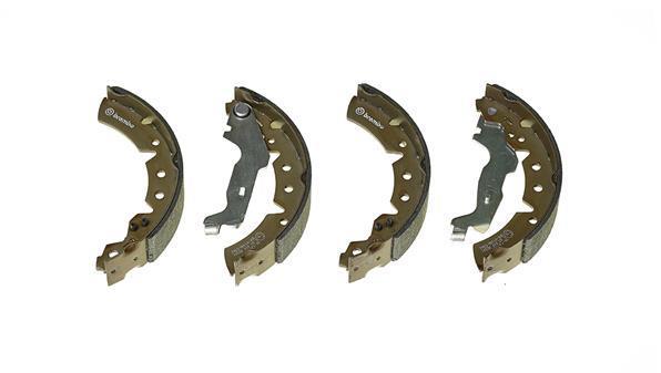 Jeu de 4 mâchoires de frein (Garniture de frein à tambour) BREMBO S 83 510