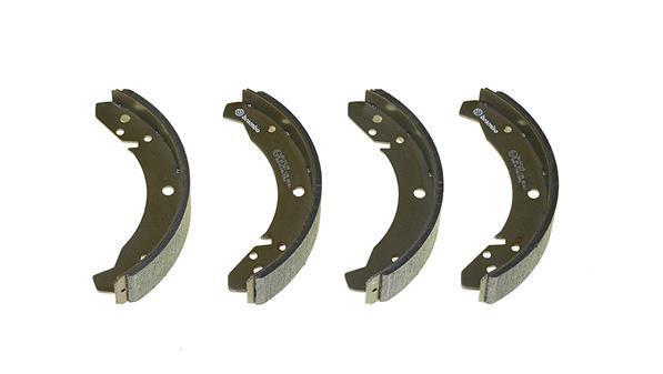 Jeu de 4 mâchoires de frein (Garniture de frein à tambour) BREMBO S 85 501