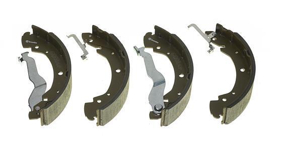 Jeu de 4 mâchoires de frein (Garniture de frein à tambour) BREMBO S 85 515