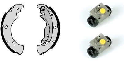 Kit de freins à tambours (Kit de frein arrière) BREMBO ref. H 23 056