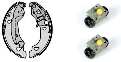 Kit de freins à tambours (Kit de frein arrière) BREMBO ref. H 23 060
