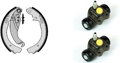 Kit de freins à tambours (Kit de frein arrière) BREMBO ref. H 59 013