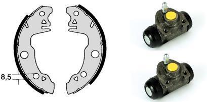 Kit de travões de tambor BREMBO ref. H 61 027