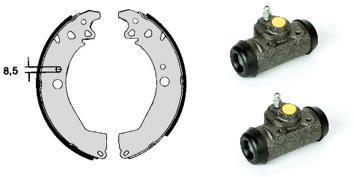 Kit de travões de tambor BREMBO ref. H 61 042