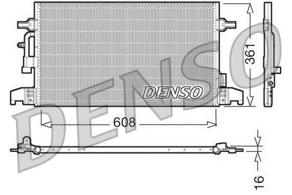 Condensador de climatização DENSO ref. DCN02016