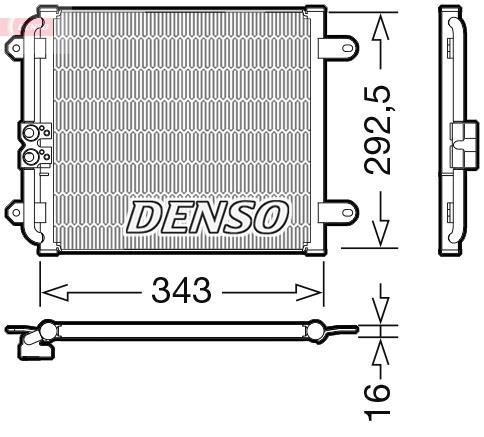 Condensador de climatização DENSO ref. DCN02032