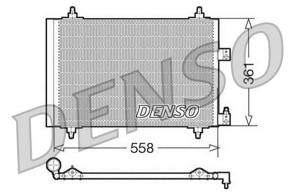 Condenseur, climatisation (Radiateur de climatisation) DENSO ref. DCN07005