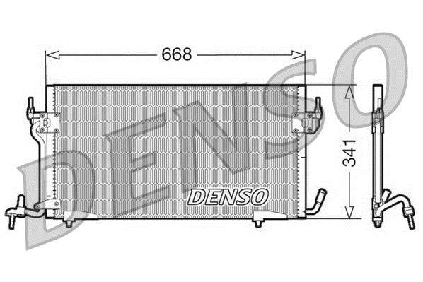 Condenseur, climatisation (Radiateur de climatisation) DENSO ref. DCN07010