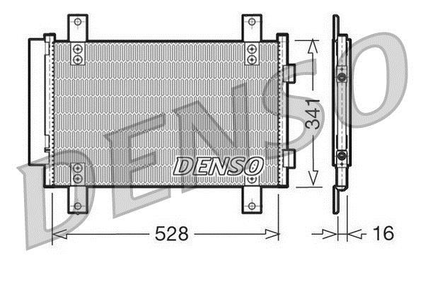 Condenseur, climatisation (Radiateur de climatisation) DENSO ref. DCN21007