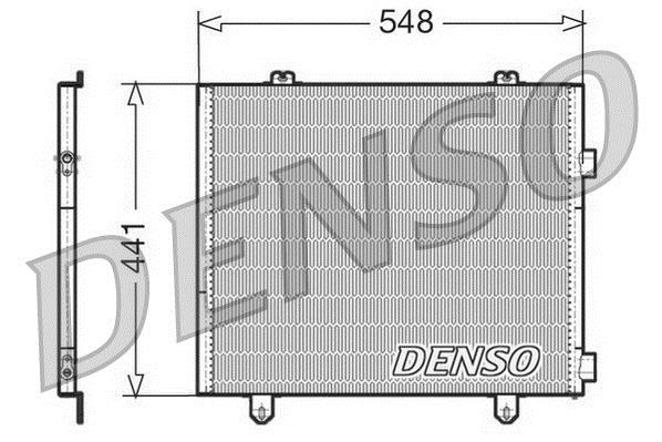 Condenseur, climatisation (Radiateur de climatisation) DENSO ref. DCN23025