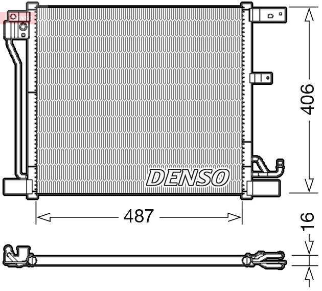 Condensador de climatização DENSO ref. DCN46018