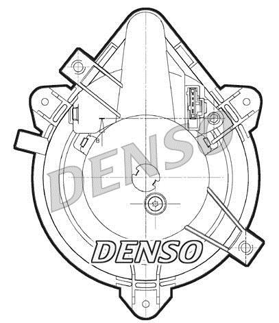 Pulseur d'air habitacle (Ventilateur habitacle) DENSO DEA09044