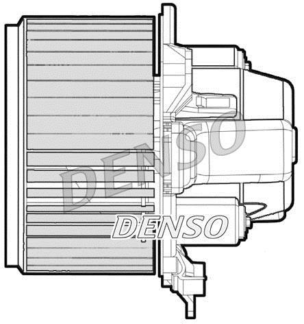 Pulseur d'air habitacle (Ventilateur habitacle) DENSO DEA09051