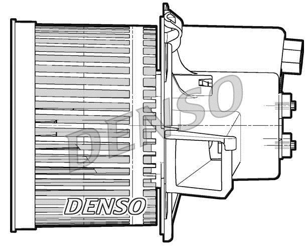Pulseur d'air habitacle (Ventilateur habitacle) DENSO ref. DEA09061