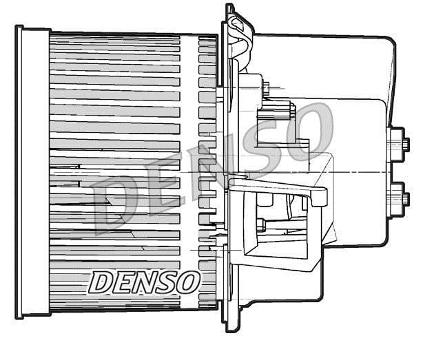 Pulseur d'air habitacle (Ventilateur habitacle) DENSO ref. DEA09063