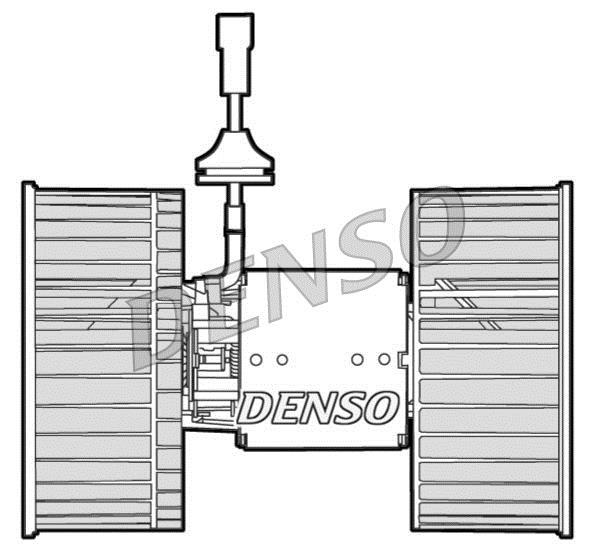 Ventilateur Condenseur Climatisation DENSO DEA23001 – Compatible Renault Clio II Et Fourgonnette