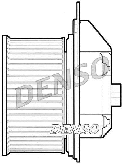 Pulseur d'air habitacle (Ventilateur habitacle) DENSO DEA13001