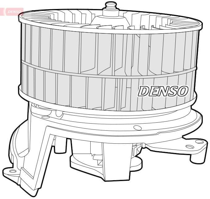 Pulseur d'air habitacle (Ventilateur habitacle) DENSO ref. DEA17004