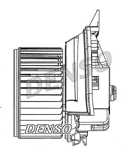 Pulseur d'air habitacle (Ventilateur habitacle) DENSO DEA20202