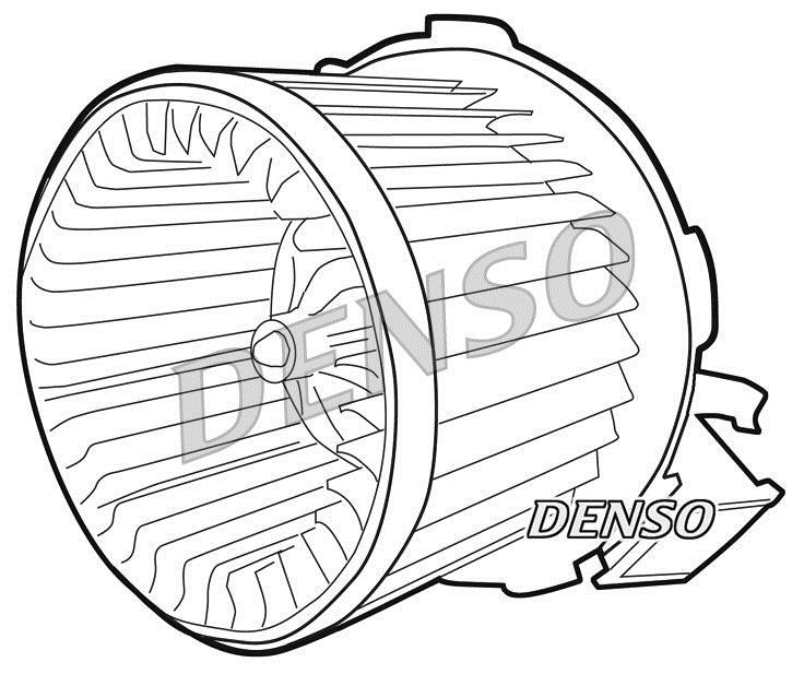 Pulseur d'air habitacle (Ventilateur habitacle) DENSO DEA21001