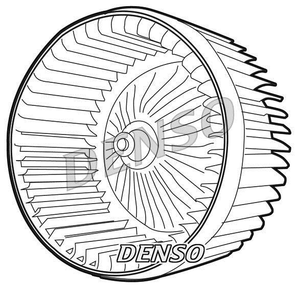 Pulseur d'air habitacle (Ventilateur habitacle) DENSO ref. DEA21005