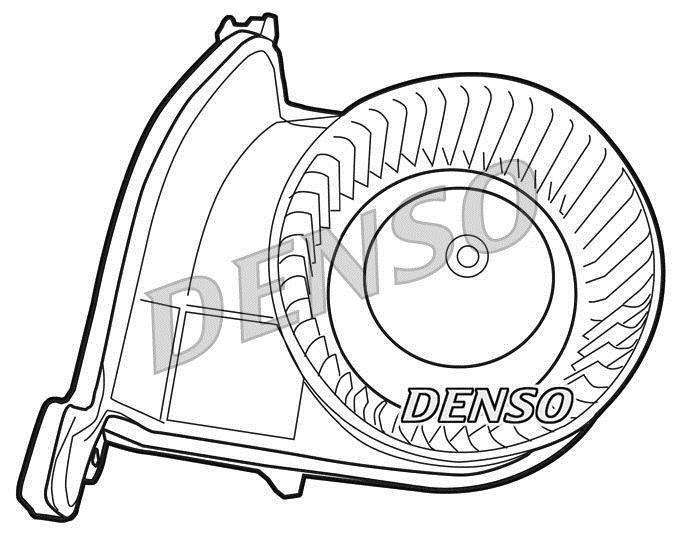 Pulseur d'air habitacle (Ventilateur habitacle) DENSO ref. DEA23003