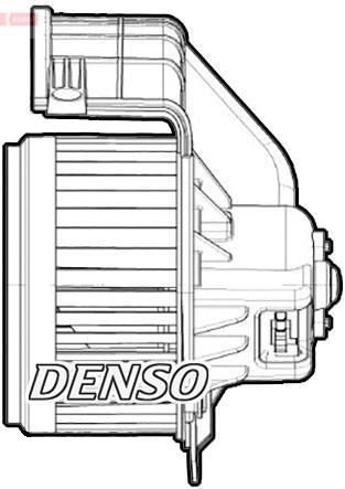 Pulseur d'air habitacle (Ventilateur habitacle) DENSO ref. DEA23019