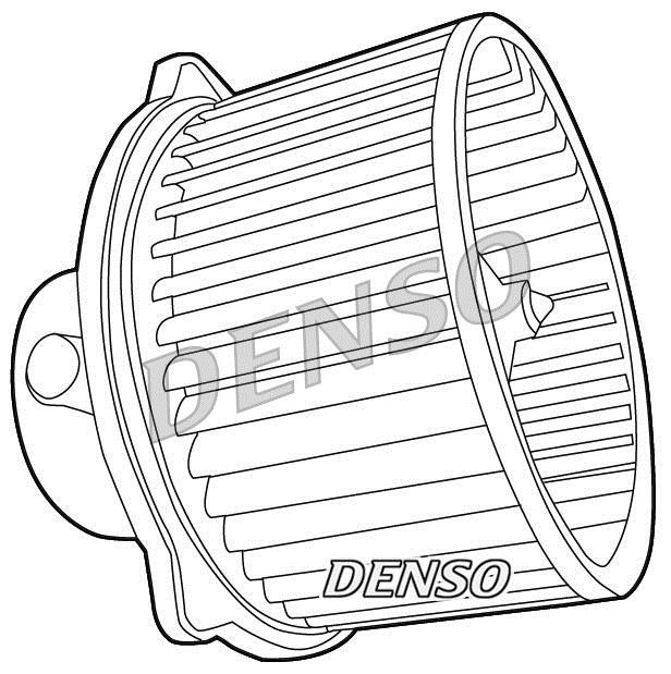 Pulseur d'air habitacle (Ventilateur habitacle) DENSO DEA41001