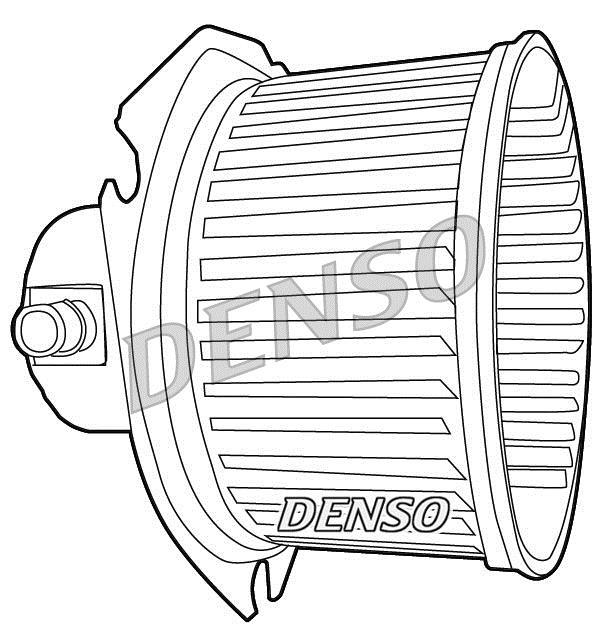 Pulseur d'air habitacle (Ventilateur habitacle) DENSO DEA43002