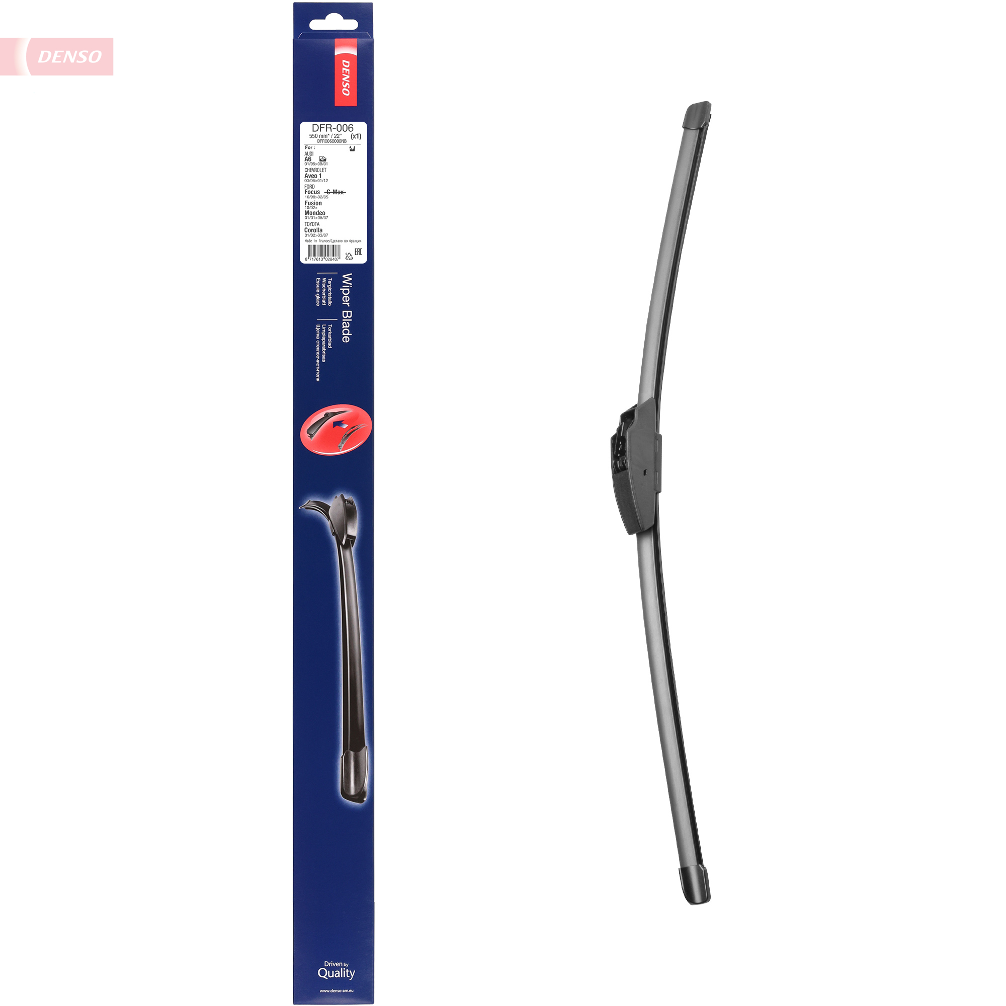 Balai d'essuie-glace (Essuie glace) DENSO ref. DFR-006