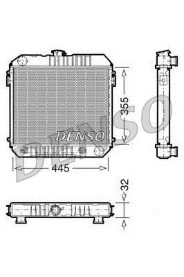 Radiador motor DENSO ref. DRM20002