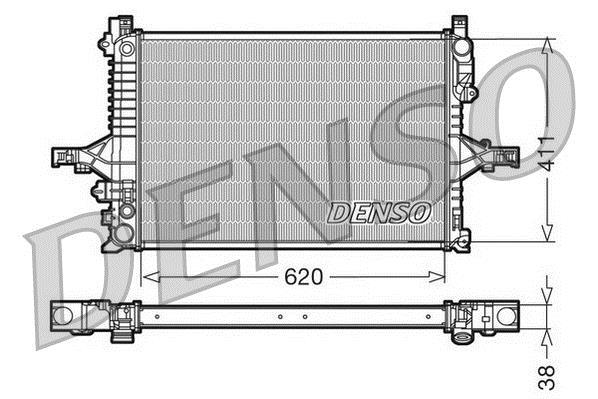 Radiateur moteur (Radiateur de refroidissement) DENSO ref. DRM33066