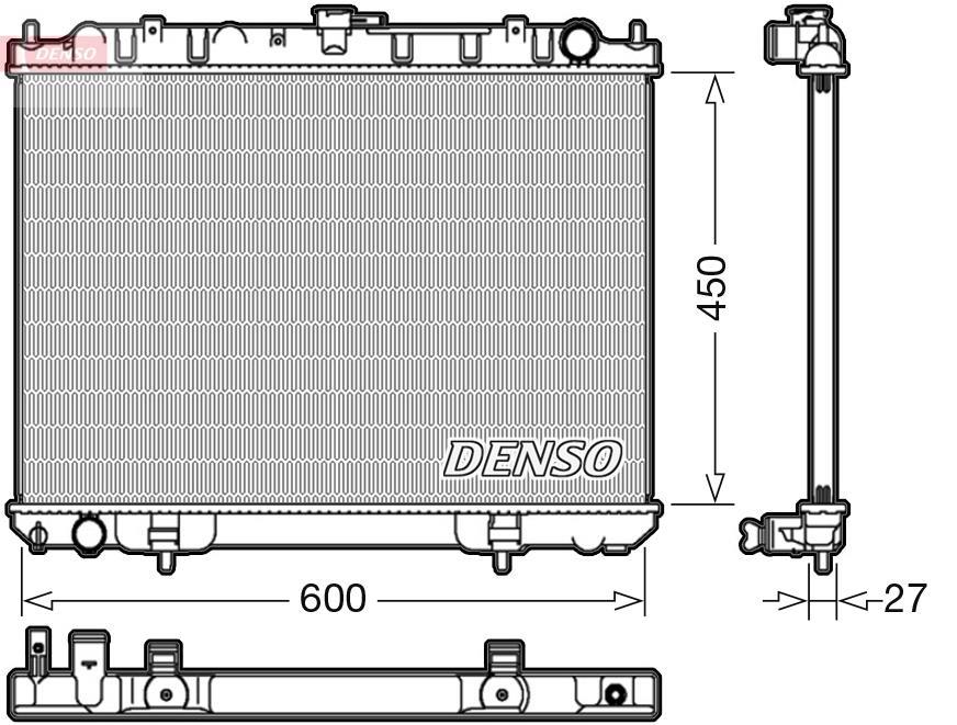 Radiador, refrigeración del motor DENSO ref. DRM46039