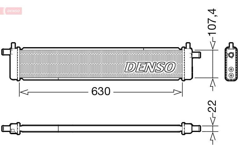 Radiateur, Refroidissement Du Moteur DENSO DRM20078 Pas Cher