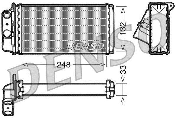 Radiateur de chauffage DENSO ref. DRR09050