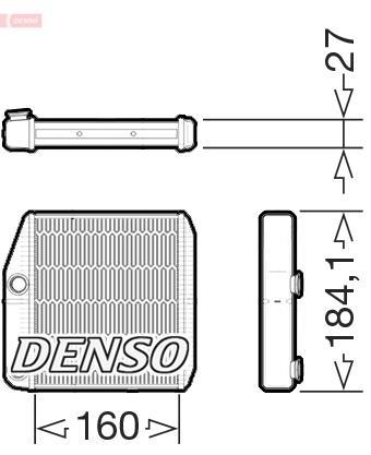 Radiateur de chauffage DENSO ref. DRR09076