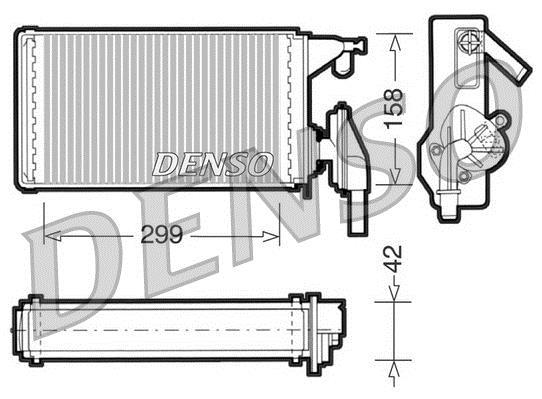 Radiador de calefacción DENSO ref. DRR12002