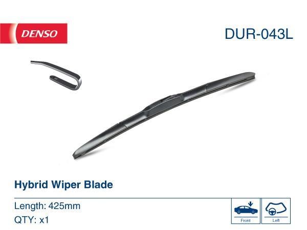 Balai d'essuie-glace (Essuie glace) DENSO ref. DUR-043L