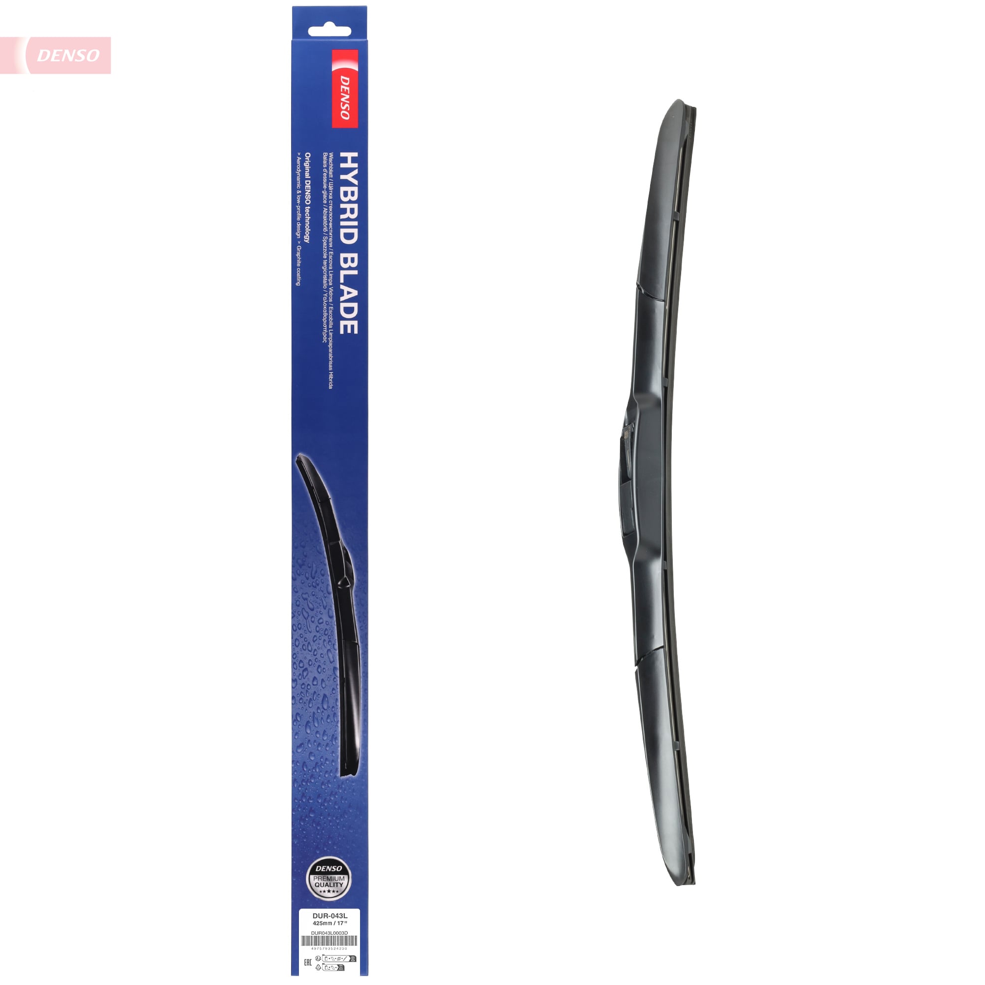 Balai d'essuie-glace (Essuie glace) DENSO ref. DUR-043L