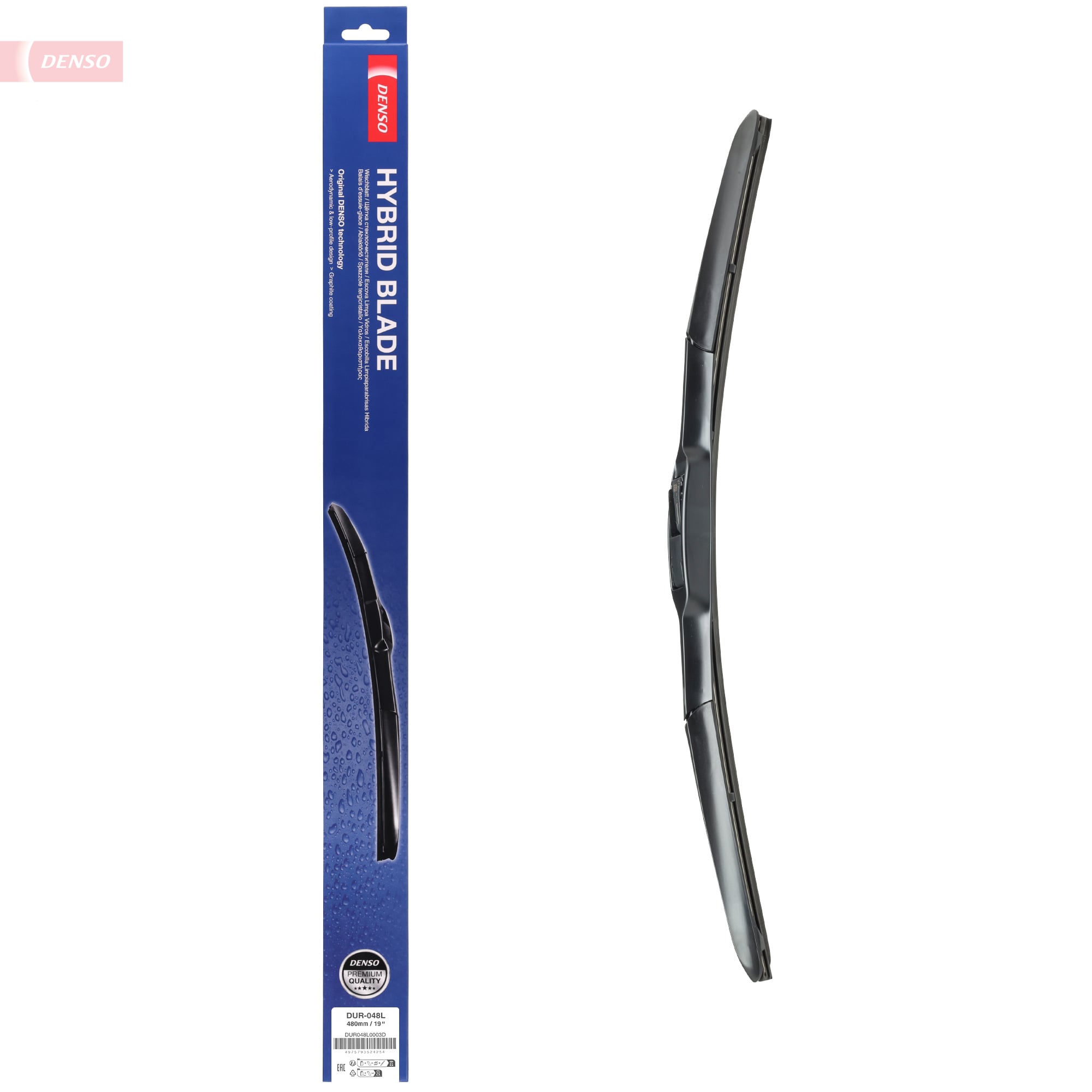 Balai d'essuie-glace (Essuie glace) DENSO ref. DUR-048L