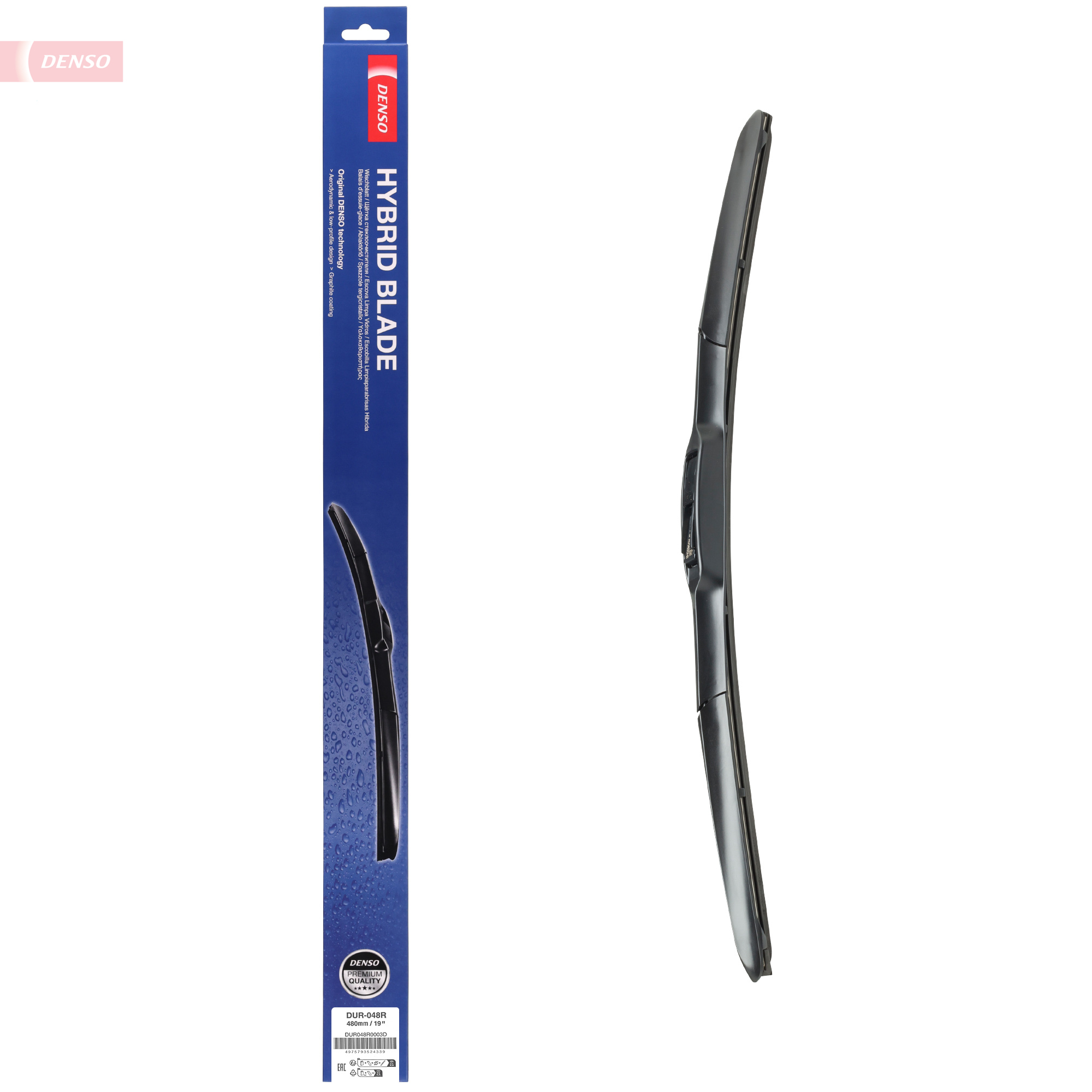 Balai d'essuie-glace (Essuie glace) DENSO ref. DUR-048R